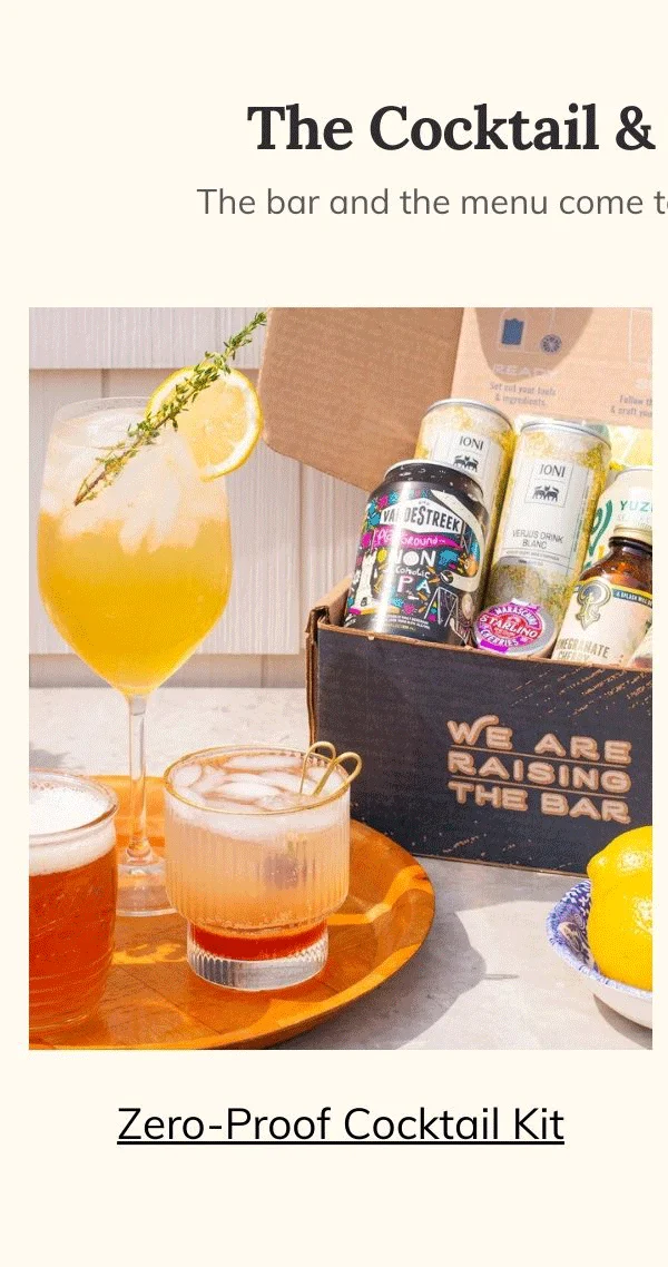 Monthly Zero-Proof Cocktail Kit - Raising the Bar