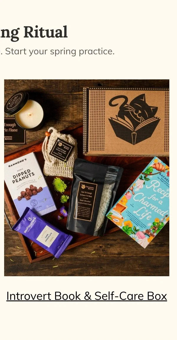 Introvert Book & Self-Care Box