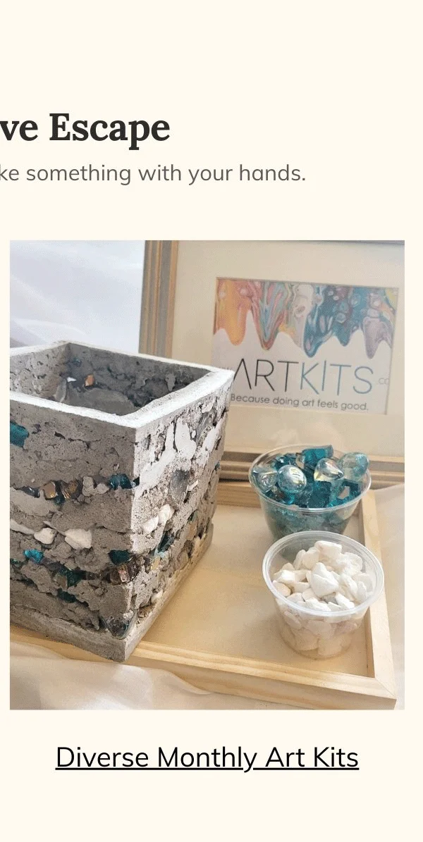 Diverse Monthly Art Box - DIY Art Kits