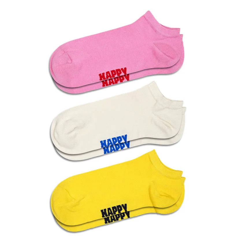 3-Pack Solid Low Socks