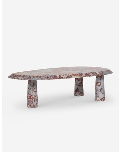 Rodolfo Marble Coffee Table - Red Marble