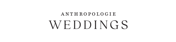 Anthro weddings