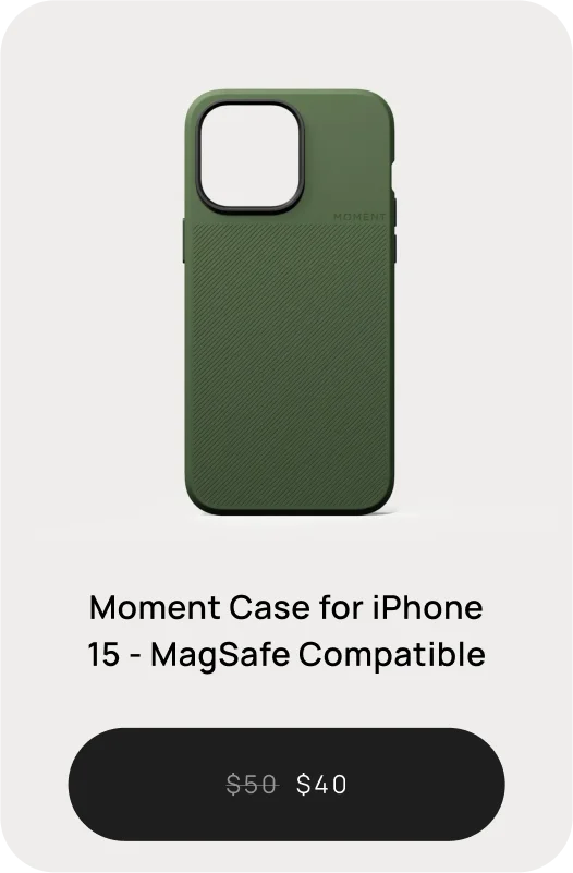 Moment Case for iPhone 15 - Magsafe Compatible