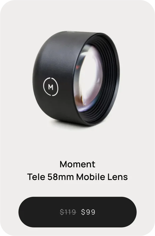 Moment Tele 58mm Mobile Lens