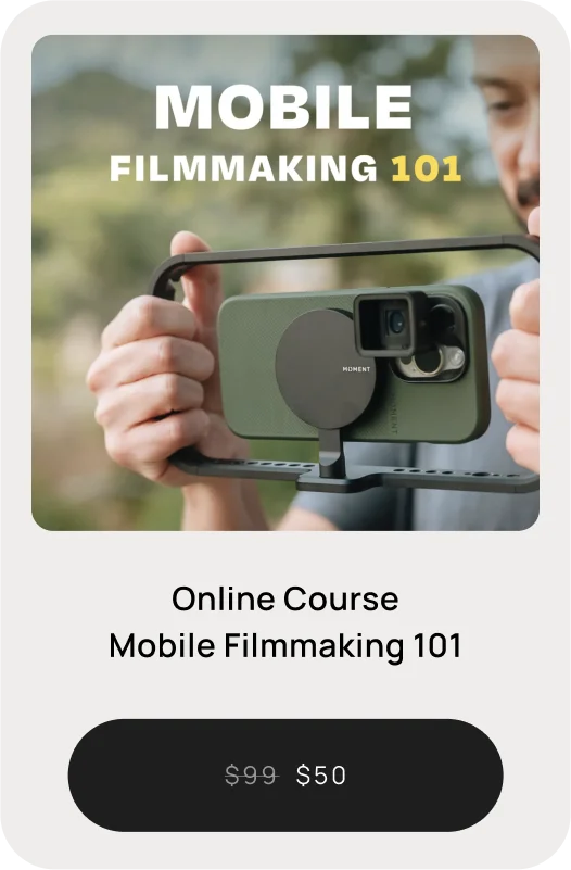 Mobile Filmmaking 101 Online course.