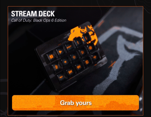 STREAM DECK - Call of Duty: Black Ops 6 Edition. Grab yours