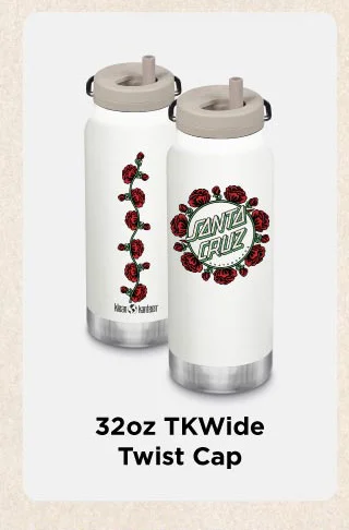 32oz TKWide with Twist Cap - Santa Cruz Ring Rose