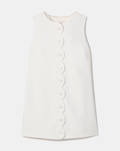 Scallop Shift Dress