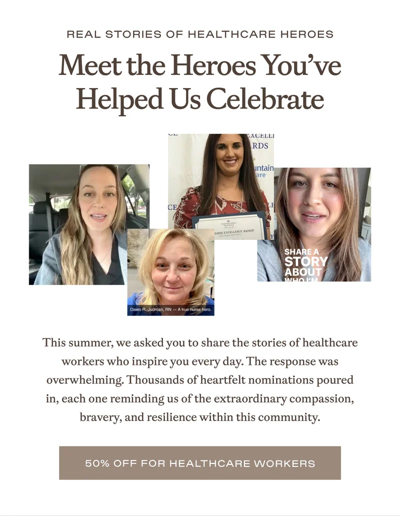 Meet the heroes you've helped us celebrate Meet the heroes you've helped us celebrate