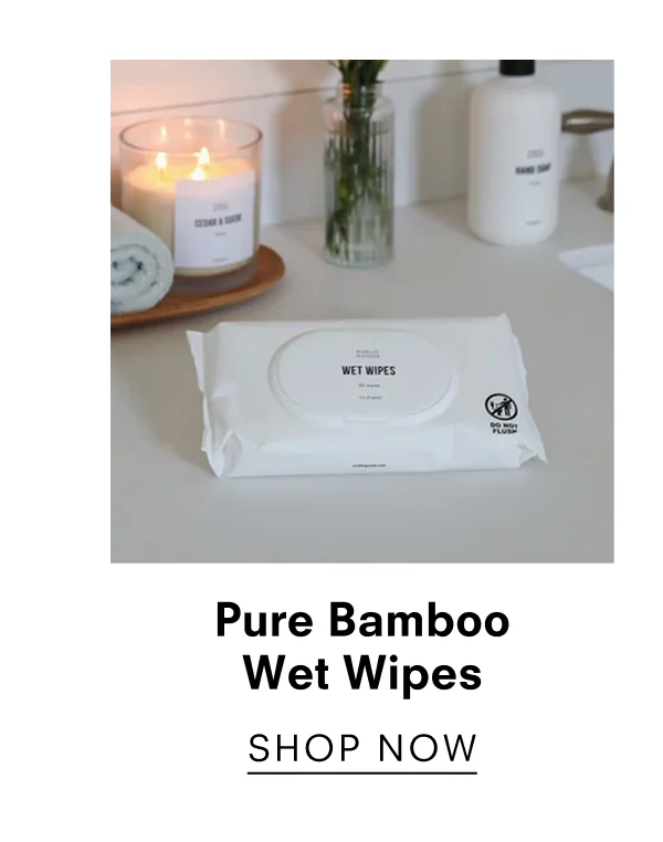 Pure Bamboo Wet Wipes