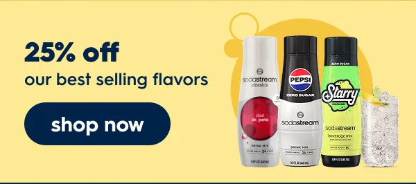 enjoy 25% off best selling flavors. enjoy 25% off best selling flavors.