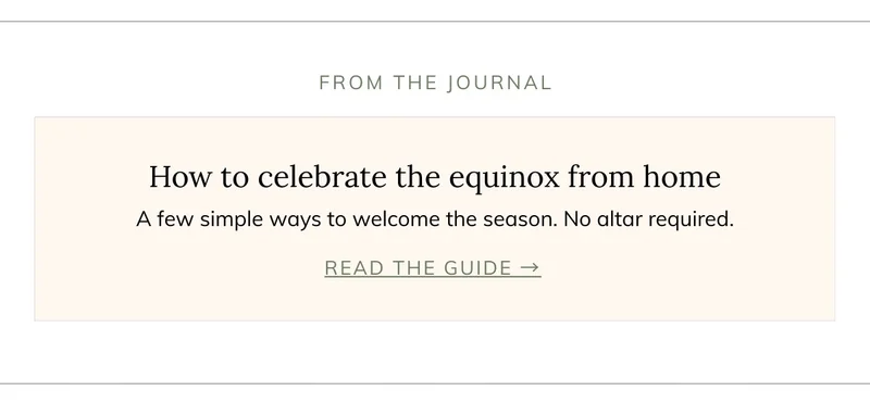 Ways to Celebrate the Spring Equinox from Home