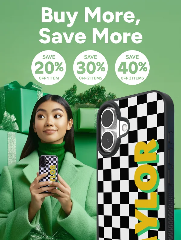 20% off 1 item, 30% off 2 items, 40% off 3 items