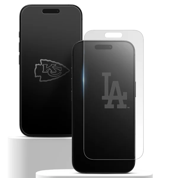 Screen Protection with disapearing Team Logos