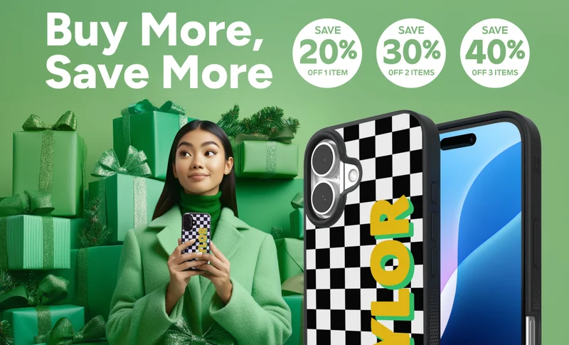 20% off 1 item, 30% off 2 items, 40% off 3 items