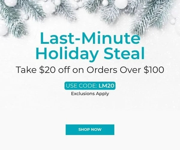 Last-Minute Holiday Steal: Take $20 OFF on Orders Over $100. Use Code: discount code Apply Shop Now!