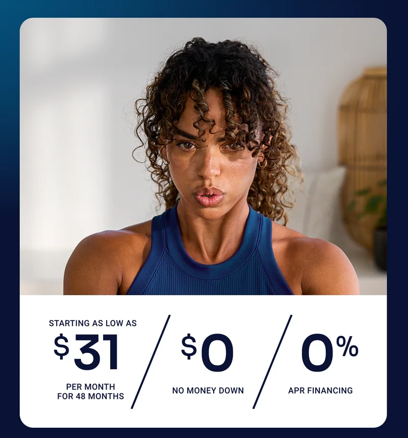 Starting as low as $ 31 per month for 48 months $0 No money down 0% APR financing