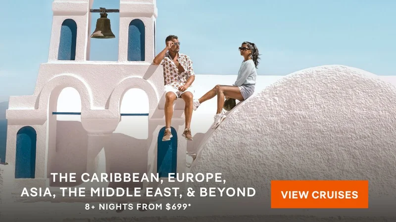 Sail the Caribbean, Europe, Asia, The Missle East, & Beyond – 8+ Nights – Click to View Cruises & Book Now