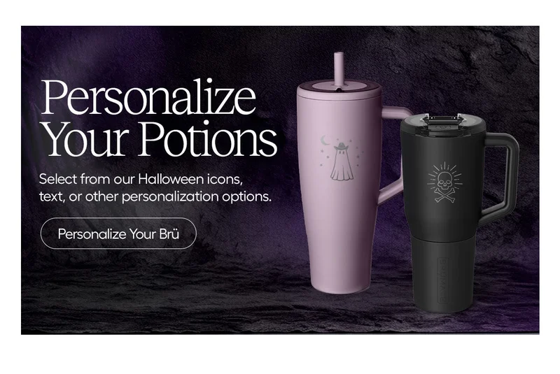 Personalize Your Potions. Select from our Halloween icons, text or other personalization options. Personalize Your Brü