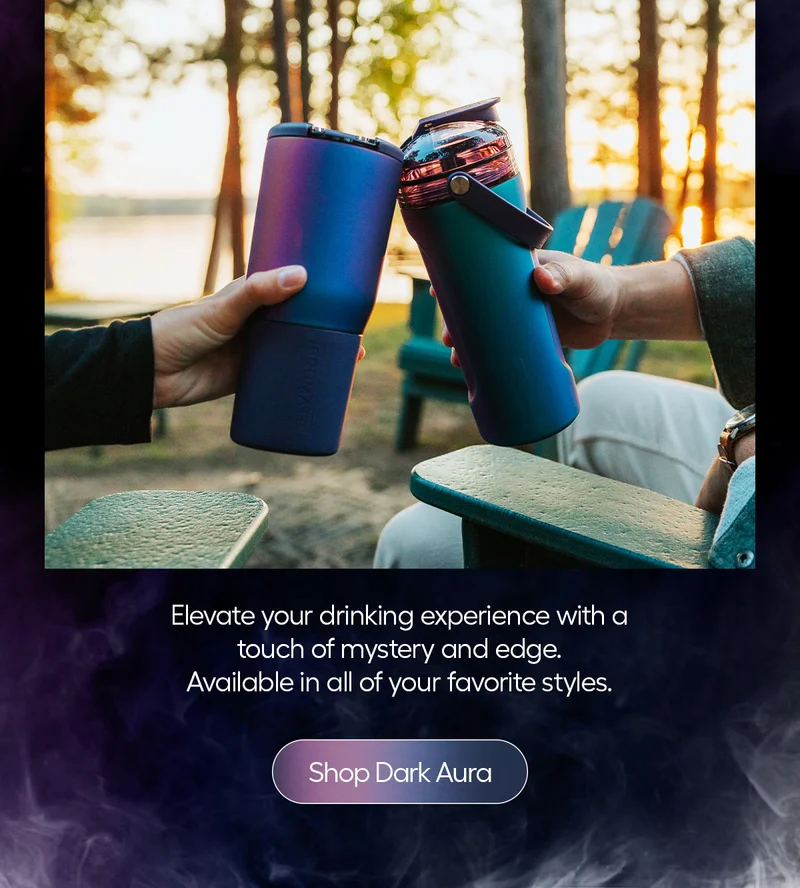 Elevate Your Drink Experience with a touch of mystery and edge. Available in all your favorite styles - shop Dark Aura