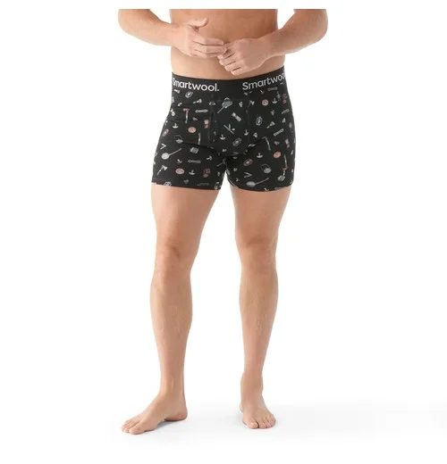 Men's Merino Print Boxer Brief