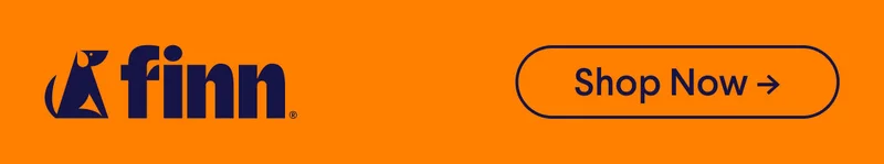 Finn logo and Shop Now Button