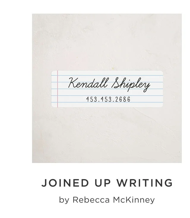 Joined Up Writing