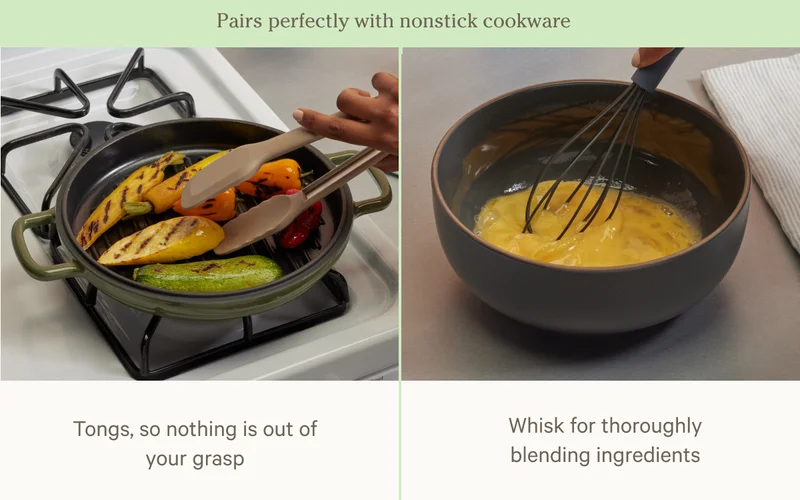 Pair perfectly with nonstick cookware