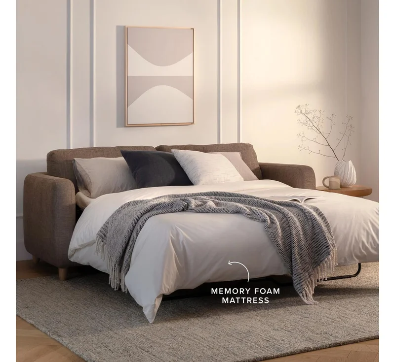 Need an extra bed but don’t have the space? This sofa is the stuff of dreams.