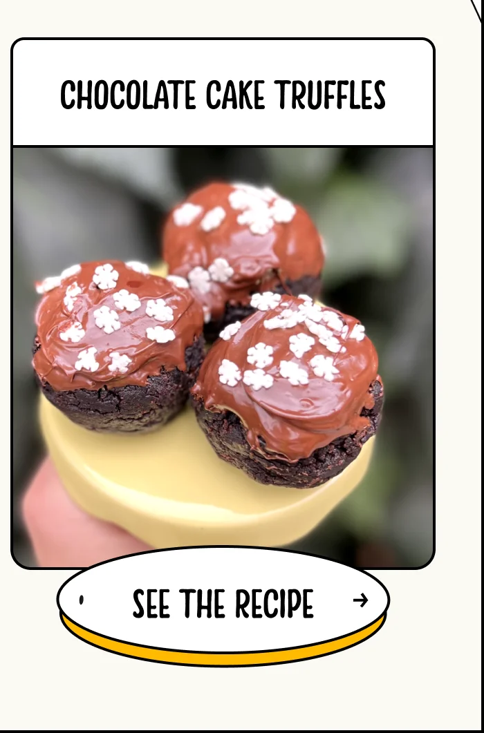 Chocolate Cake Truffles