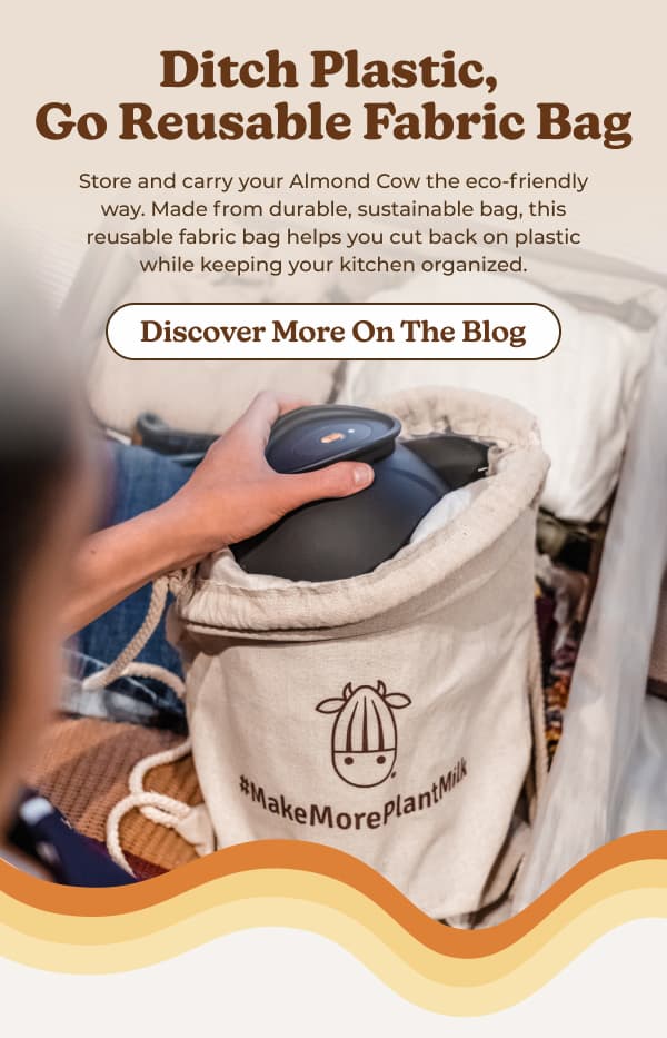 Ditch Plastic, Go Reusable Fabric Bag