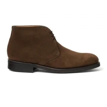 Orton R Chukka Boot in Brown Suede