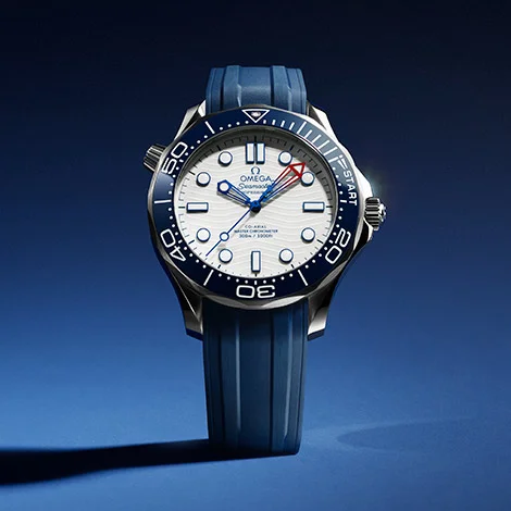 42 mm, Steel on Rubber strap, Seamaster Diver 300M America's Cup