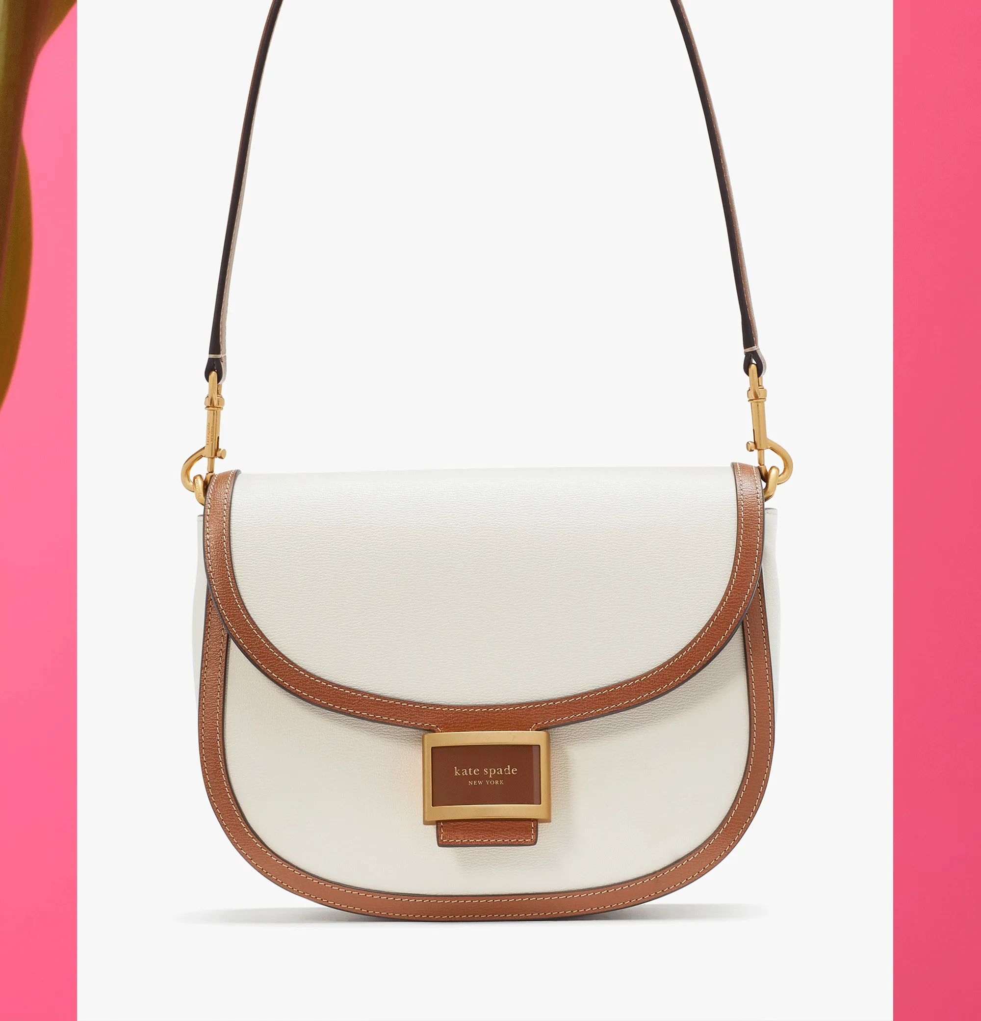 Katy Colorblock Convertible Saddle Bag