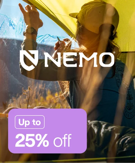 Up to 25%  off on NEMO Equipment