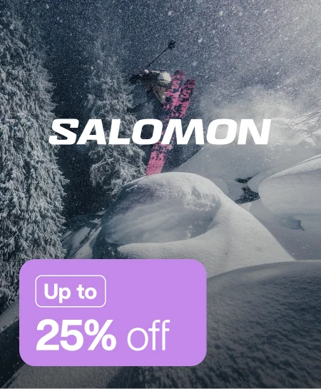 Up to 25% off Salomon