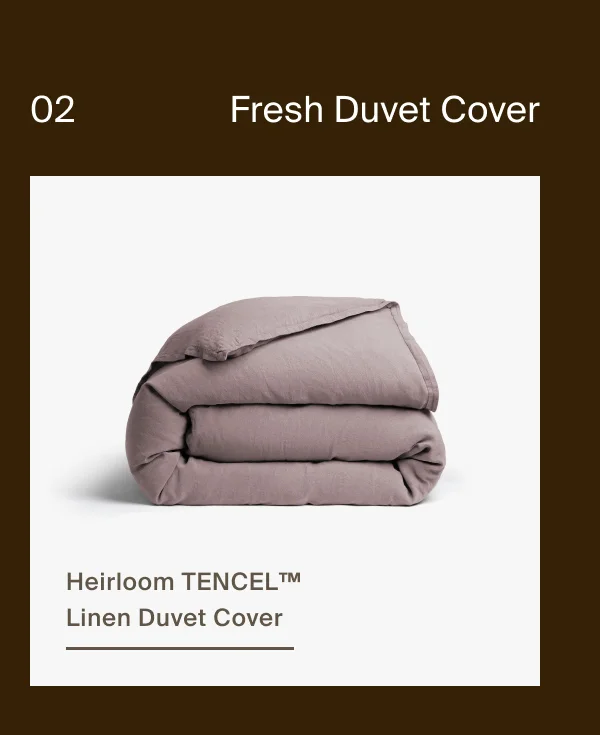 Shop Heirloom TENCEL Linen Duvet Cover