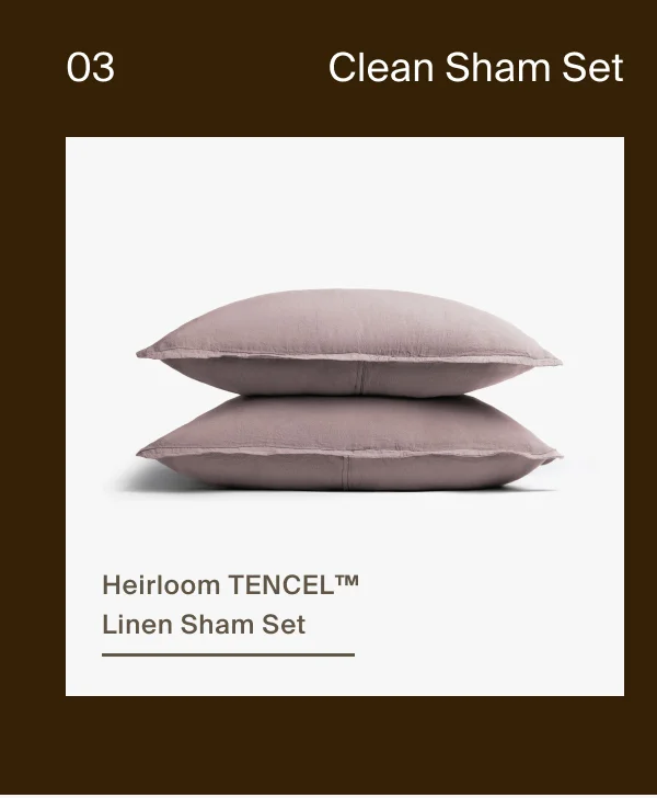 Shop Heirloom TENCEL Linen Sham Set