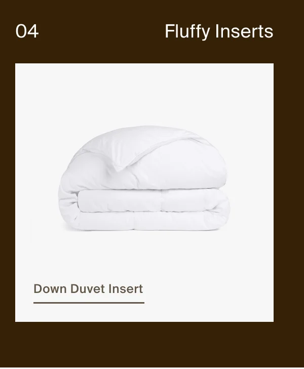 Shop Down Duvet Insert