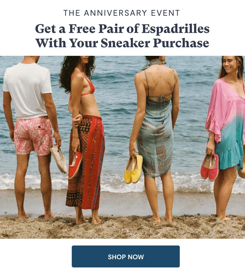 Get a Free Pair of Espadrilles