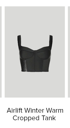AIRLIFT WINTER WARM CROPPED TANK