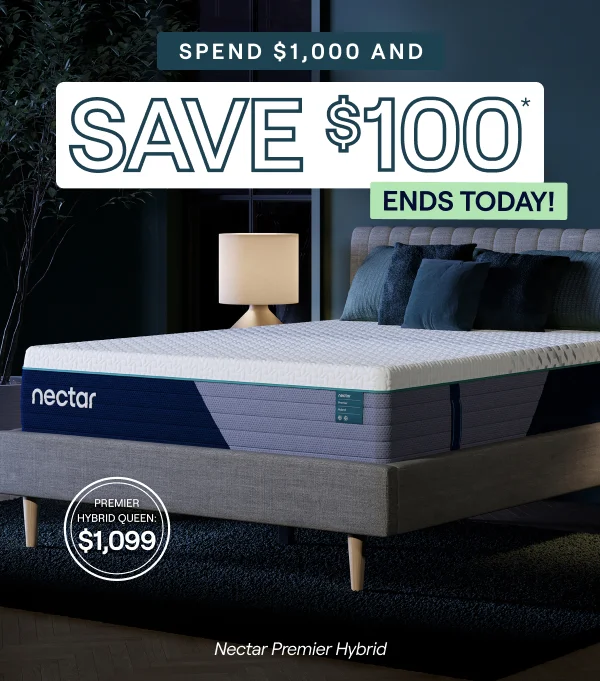 Spend $1,000 & Save $100*