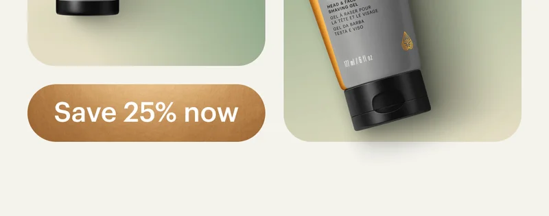 Save 25% now