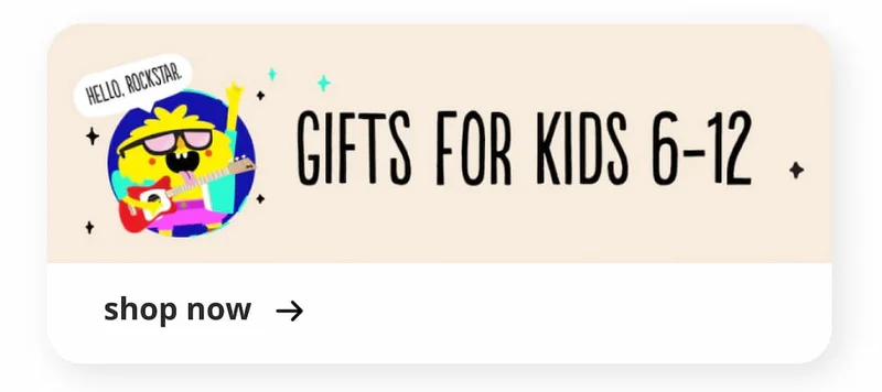 GIFT FOR KIDS 6-12