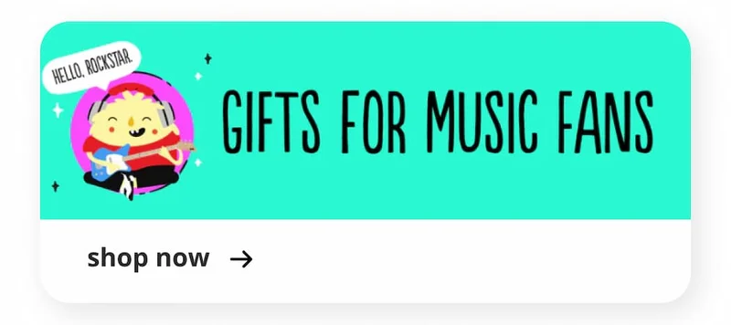 GIFT FOR MUSIC FANS