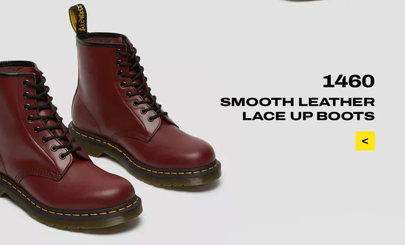 1460 Smooth Leather Lace Up Boots