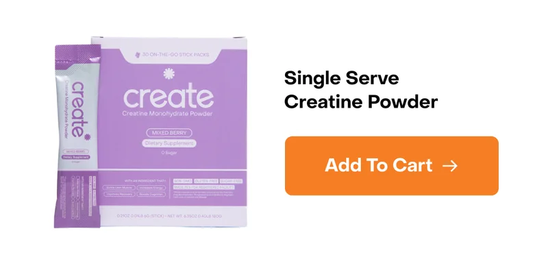 Single Serve Creatine Powder