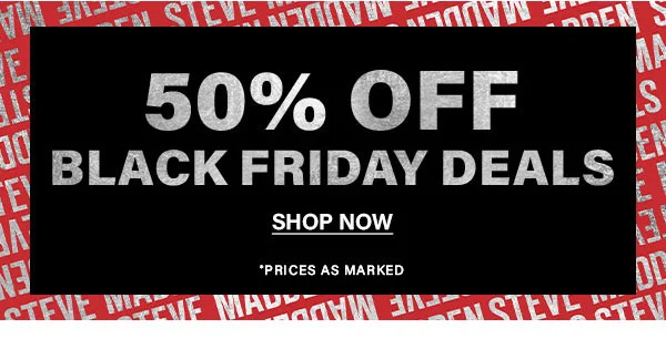 50% Off Black Friday Deals