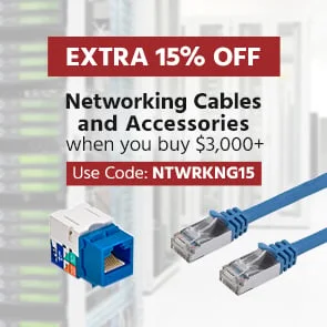 Extra 15% OFF Networking Cables And Accessories When You Buy $3,000+ Use Code: NTWRKNG15