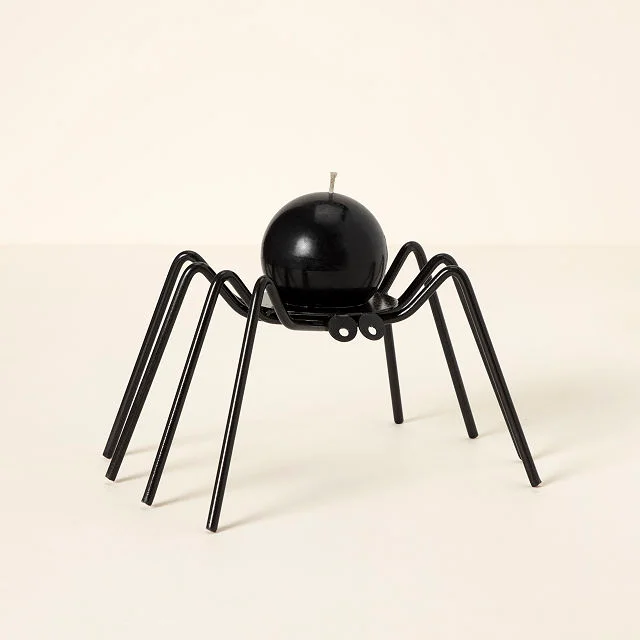 Spider Candle and Holder